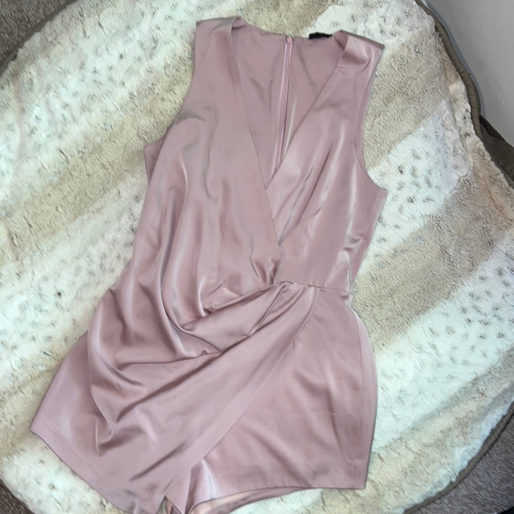 NBD Satin Blush Romper